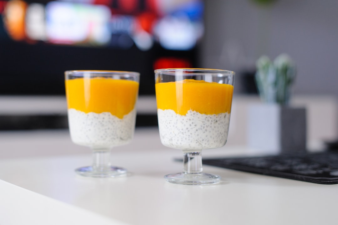 Photo chia pudding